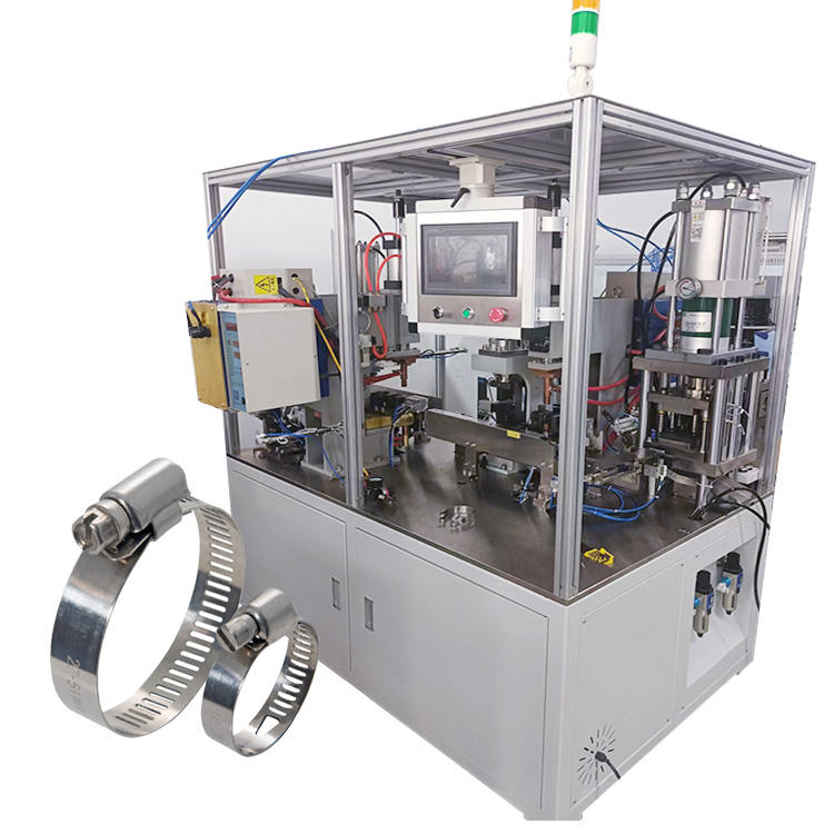 High Efficiency Hose Clamp Machine Automatic Assembly Jubilee Clip Worm Drive Hose Clamp Manufacturer Equipment